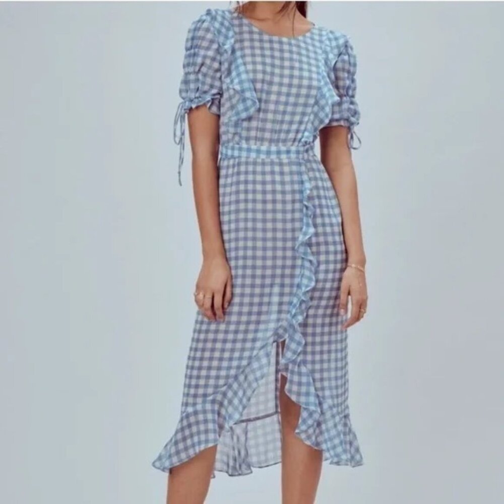 For Love & Lemons | Dorothy Ruffle Midi Dress